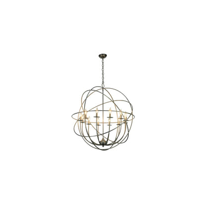 Atom Enerjisi 12 Light 36" Wide Taper Candle Style Chandelier