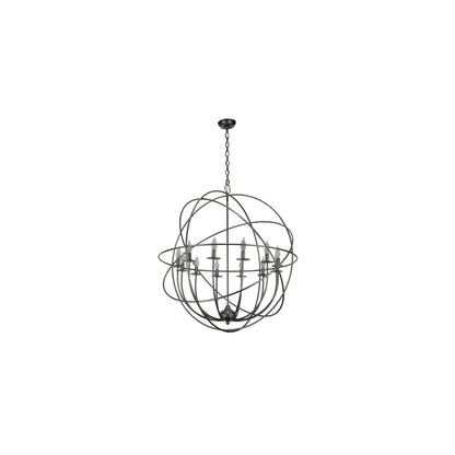 Atom Enerjisi 12 Light 36" Wide Taper Candle Style Chandelier