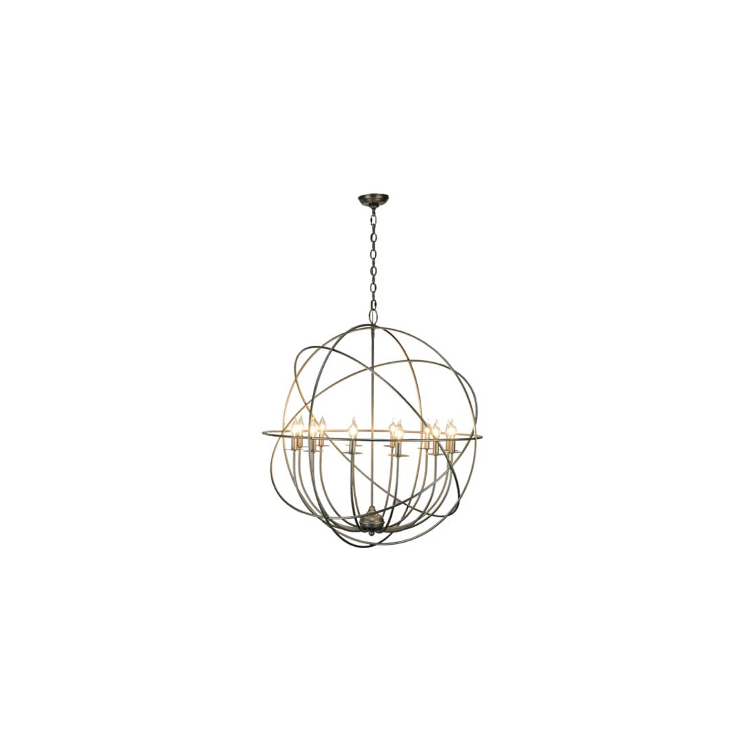 Atom Enerjisi 12 Light 36" Wide Taper Candle Style Chandelier
