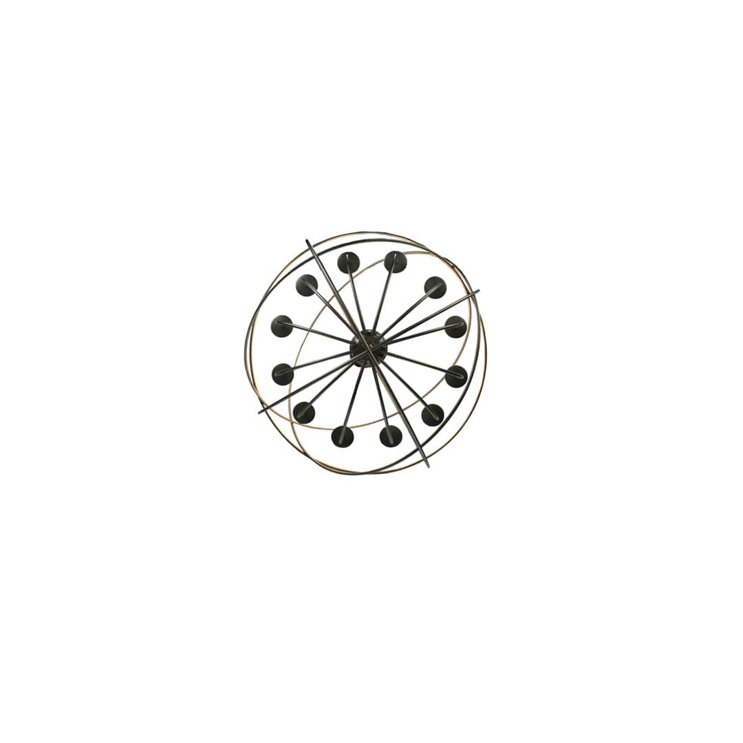 Atom Enerjisi 12 Light 36" Wide Taper Candle Style Chandelier