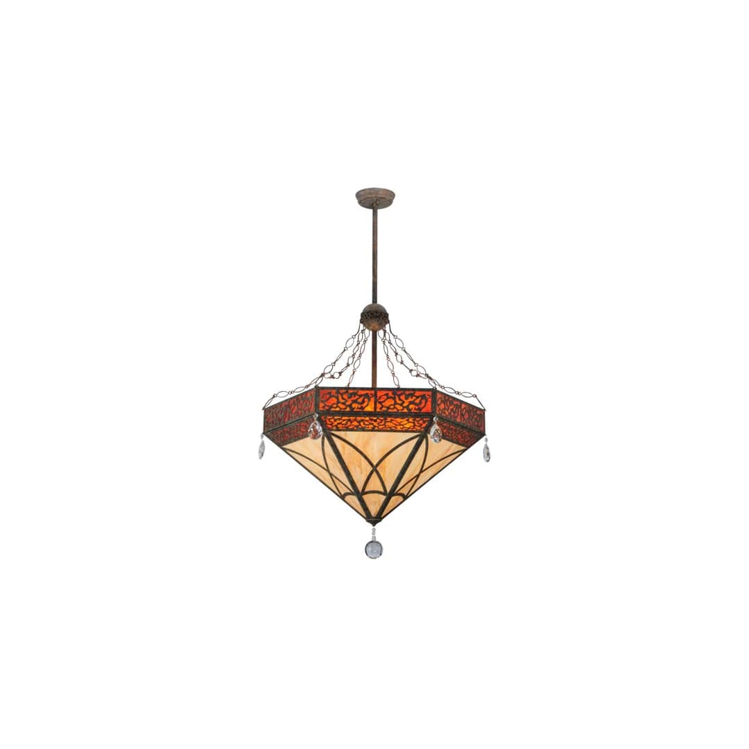Larkfield 6 Light 37" Wide Crystal Pendant