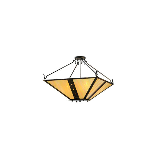Zandra 4 Light 43" Wide Semi-Flush Ceiling Fixture