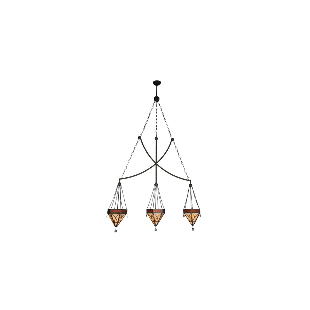 Larkfield 3 Light 12" Wide Linear Pendant