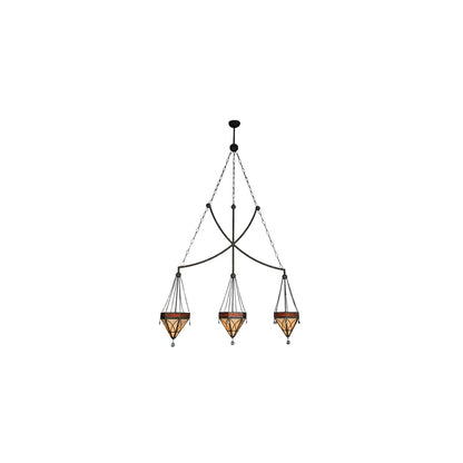 Larkfield 3 Light 12" Wide Linear Pendant