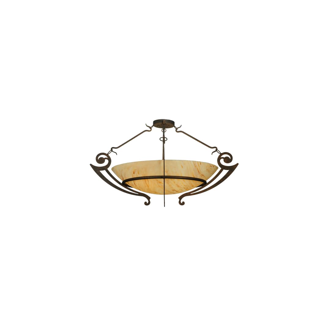 Ceres 6 Light 42" Wide Semi-Flush Bowl Ceiling Fixture