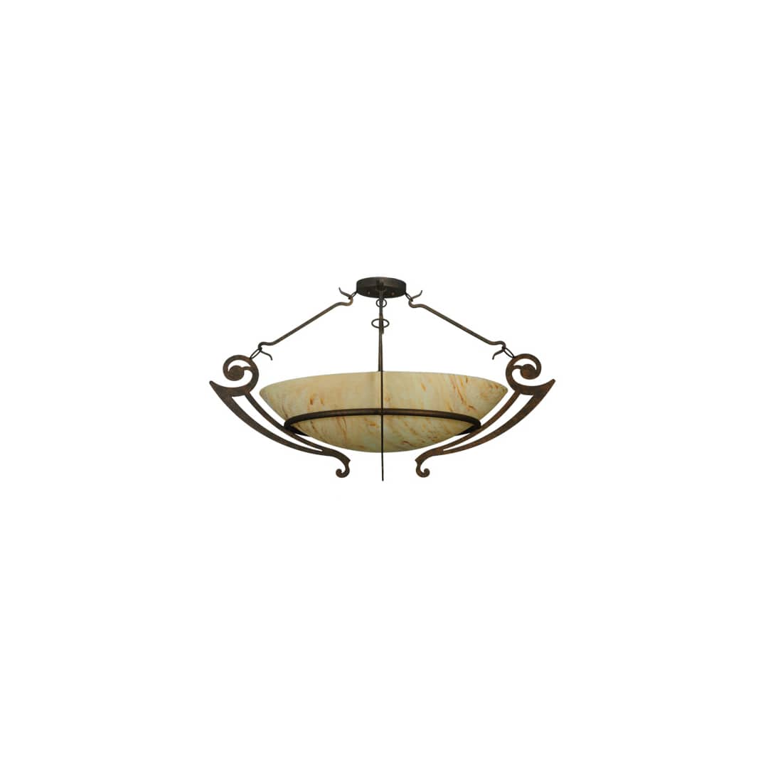 Ceres 6 Light 42" Wide Semi-Flush Bowl Ceiling Fixture