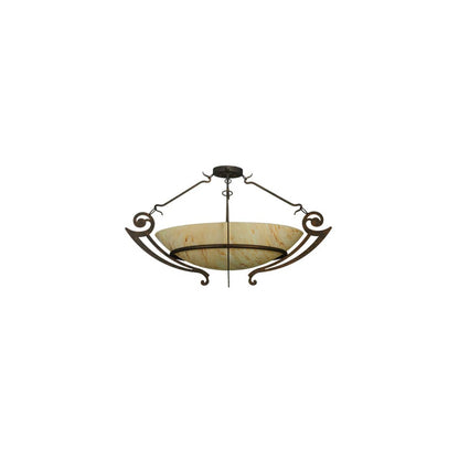 Ceres 6 Light 42" Wide Semi-Flush Bowl Ceiling Fixture