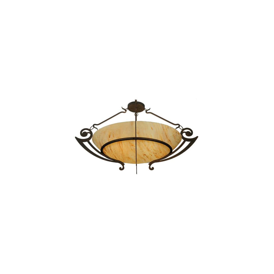 Ceres 6 Light 42" Wide Semi-Flush Bowl Ceiling Fixture