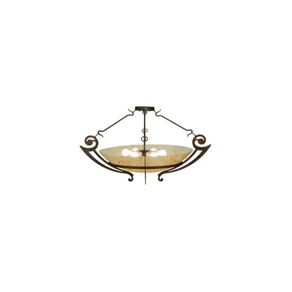 Ceres 6 Light 42" Wide Semi-Flush Bowl Ceiling Fixture