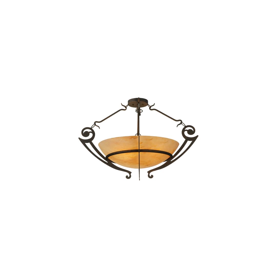 Ceres 6 Light 36" Wide Semi-Flush Bowl Ceiling Fixture