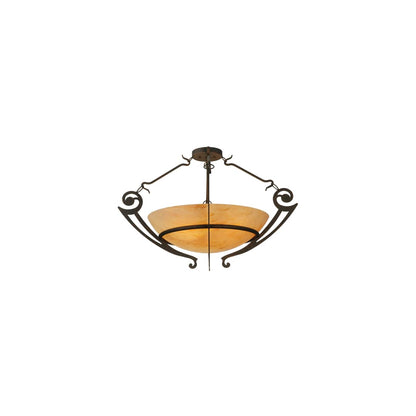 Ceres 6 Light 36" Wide Semi-Flush Bowl Ceiling Fixture