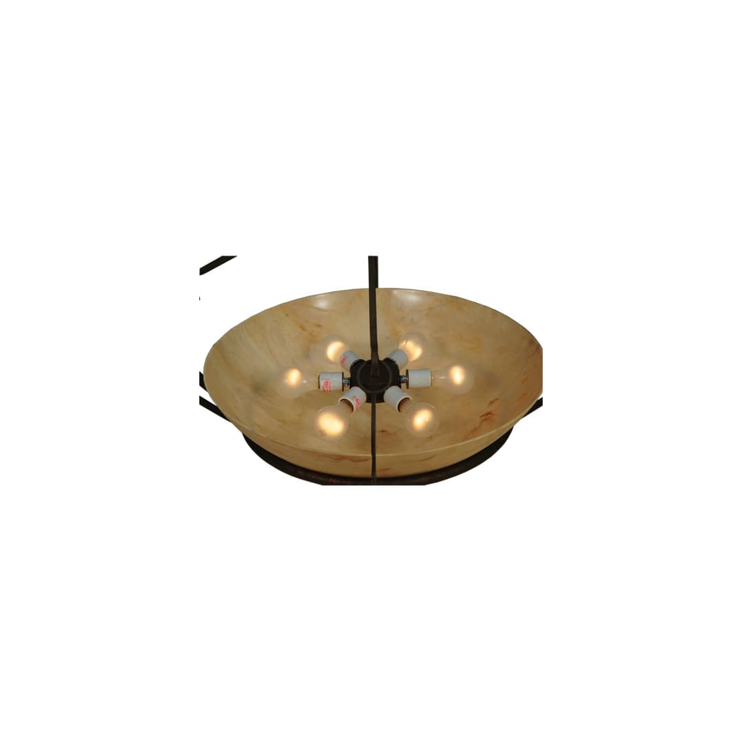 Ceres 6 Light 36" Wide Semi-Flush Bowl Ceiling Fixture