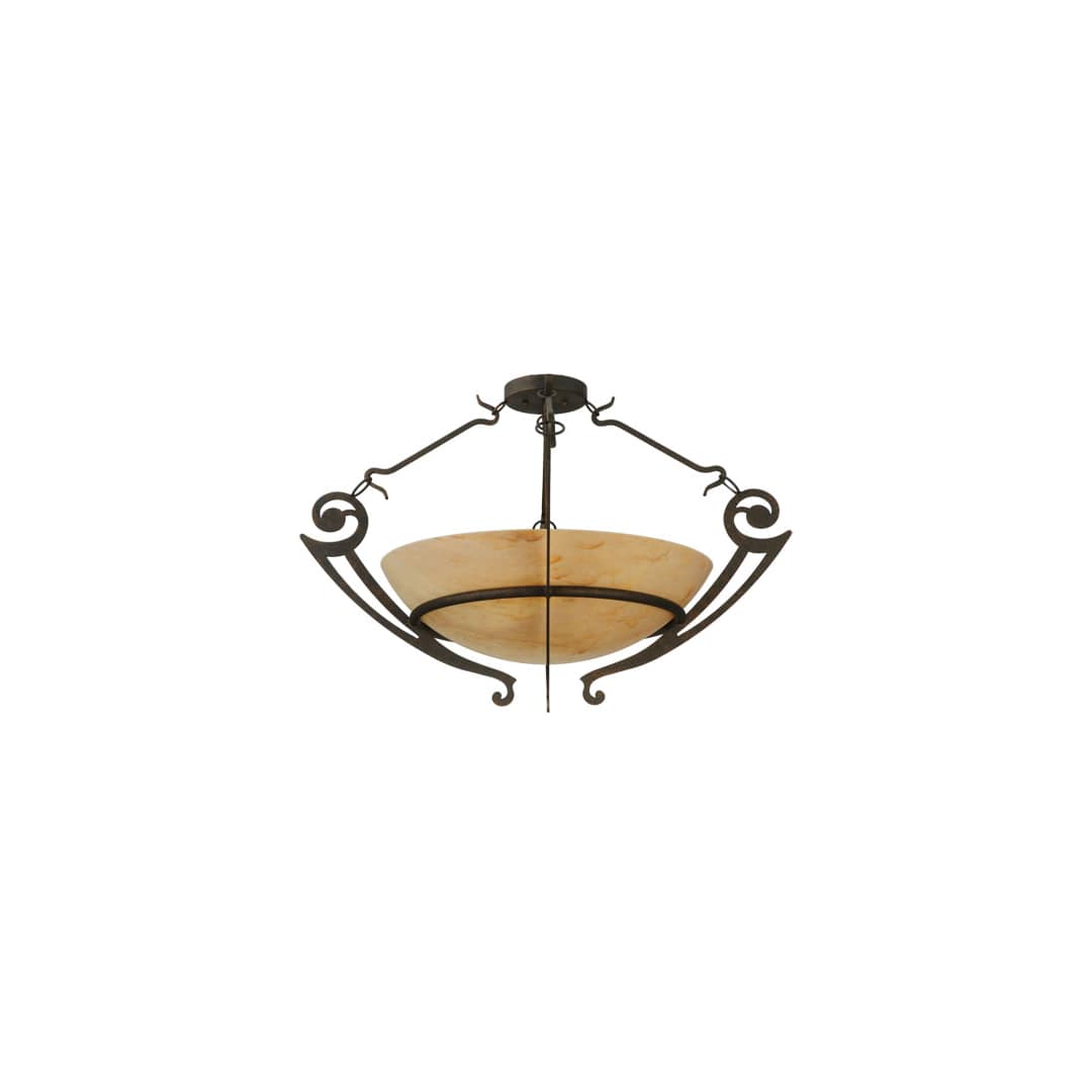 Ceres 6 Light 36" Wide Semi-Flush Bowl Ceiling Fixture