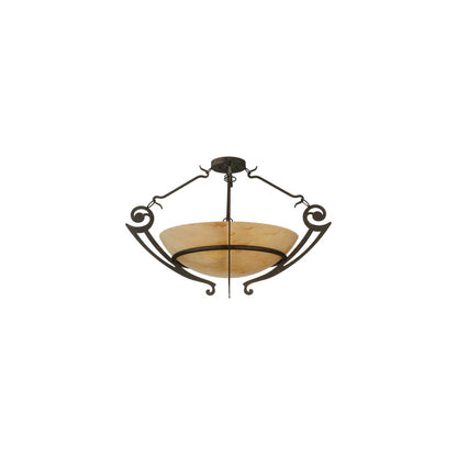 Ceres 6 Light 36" Wide Semi-Flush Bowl Ceiling Fixture