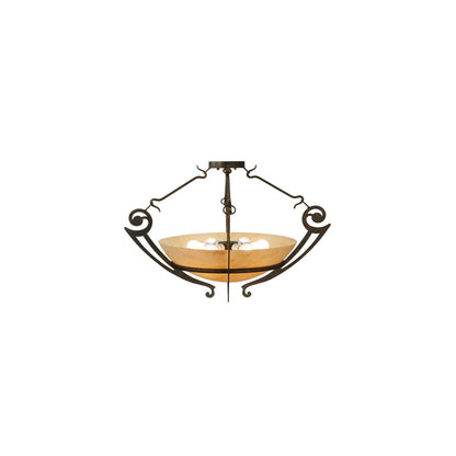 Ceres 6 Light 36" Wide Semi-Flush Bowl Ceiling Fixture