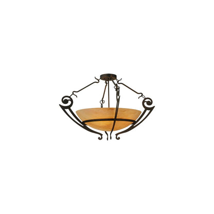 Ceres 6 Light 36" Wide Semi-Flush Bowl Ceiling Fixture