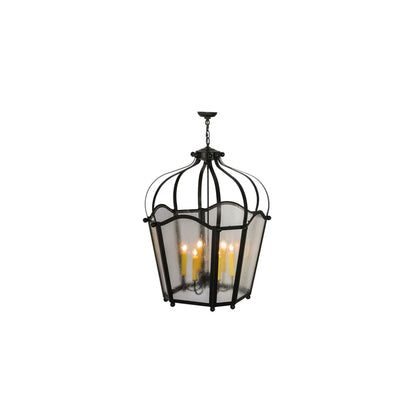 Citadel 6 Light 33" Wide Taper Candle Pendant