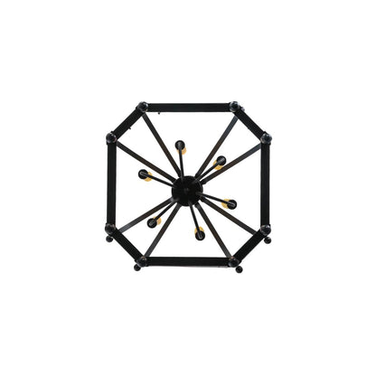 Citadel 6 Light 33" Wide Taper Candle Pendant