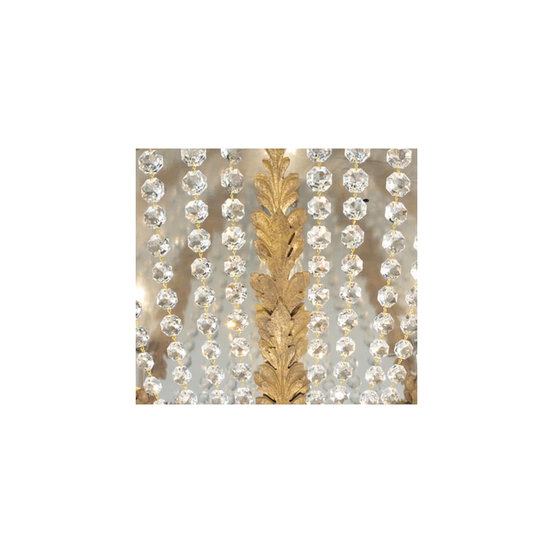 Chrisanne 5 Light 33" Wide Flush Mount Bowl Ceiling Fixture - Pompeii Gold Finish