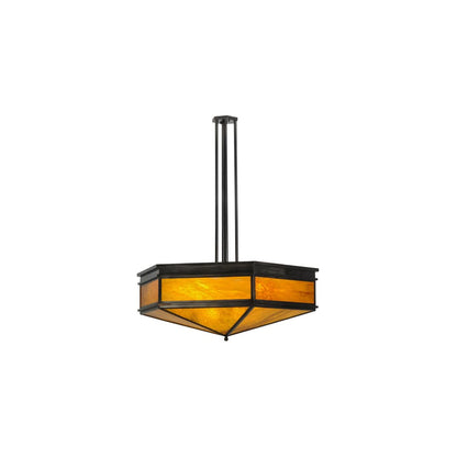 Davis Street 8 Light 45" Wide Pendant