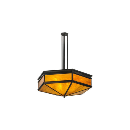 Davis Street 8 Light 45" Wide Pendant