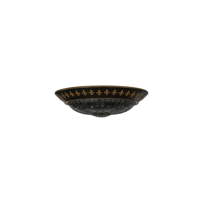 Fleur-de-lis 8 Light 53" Wide Flush Mount Bowl Ceiling Fixture