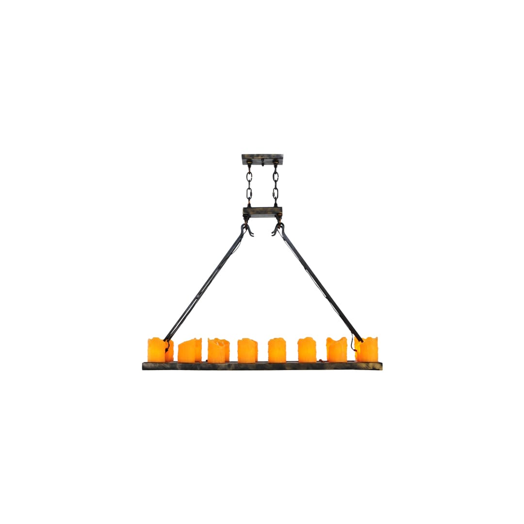 Loxley 18 Light 14" Wide Pillar Candle Linear Chandelier