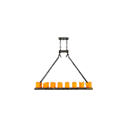 Loxley 18 Light 14" Wide Pillar Candle Linear Chandelier