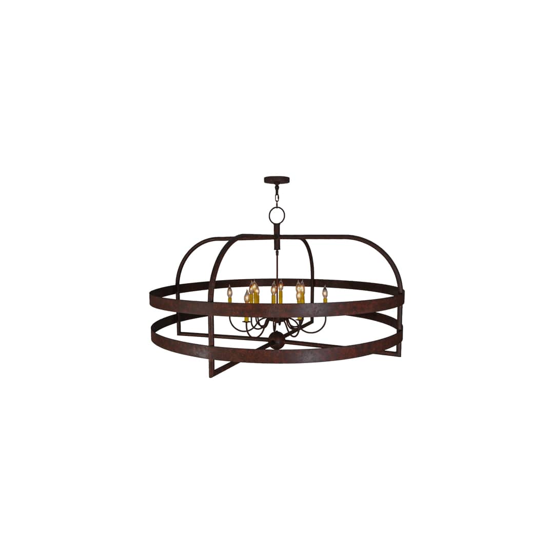 Aldari 12 Light 61" Wide Taper Candle Ring Chandelier