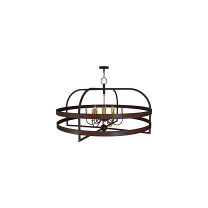 Aldari 12 Light 61" Wide Taper Candle Ring Chandelier