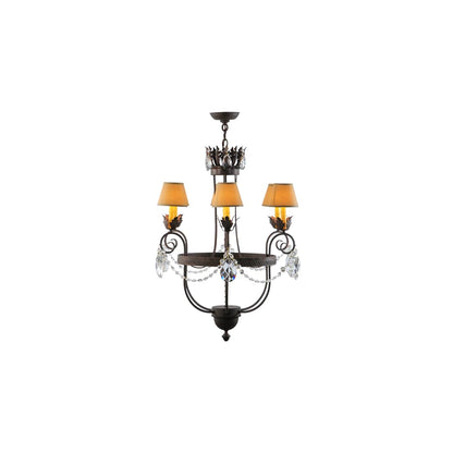 Antonia 6 Light 27" Wide Crystal Chandelier