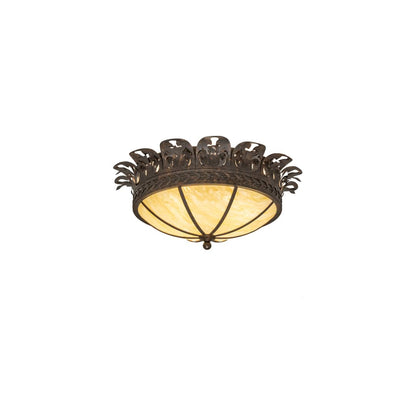 Crowne 4 Light 28" Wide Semi-Flush Bowl Ceiling Fixture