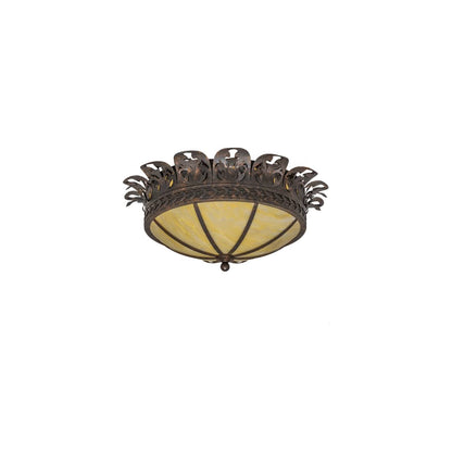 Crowne 4 Light 28" Wide Semi-Flush Bowl Ceiling Fixture