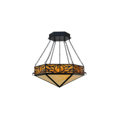 Hexagon Logo 6 Light 48" Wide Pendant
