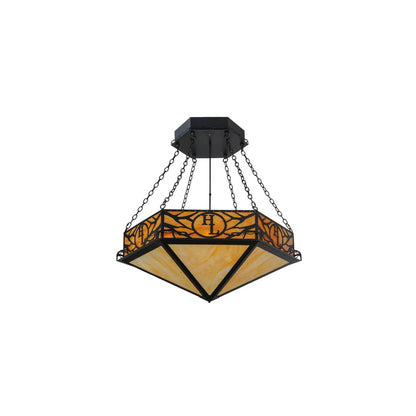 Hexagon Logo 6 Light 48" Wide Pendant