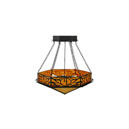 Hexagon Logo 6 Light 48" Wide Pendant