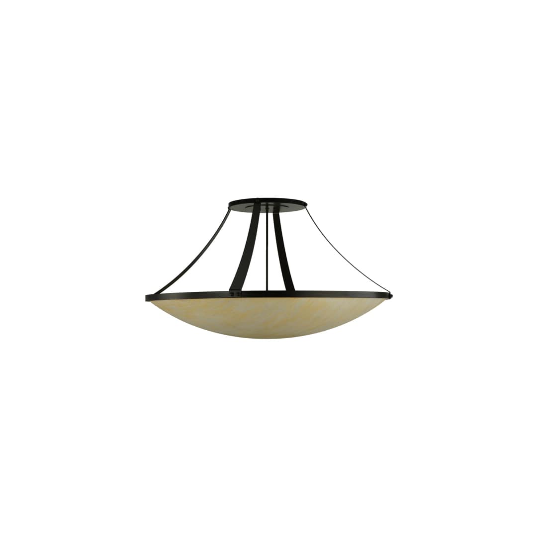 Urban 8 Light 44" Wide Semi-Flush Bowl Ceiling Fixture
