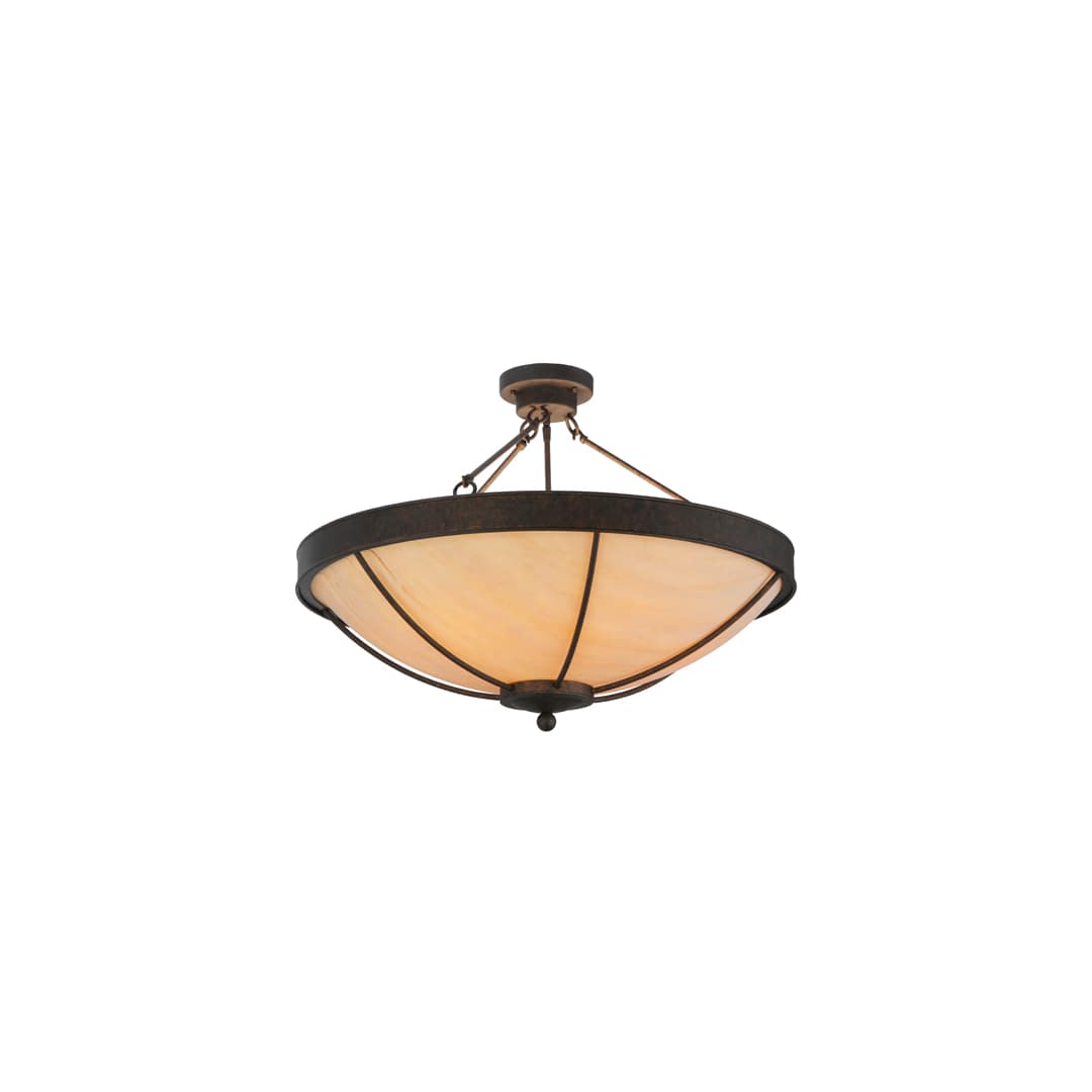 Alysiales 5 Light 32" Wide Semi-Flush Bowl Ceiling Fixture