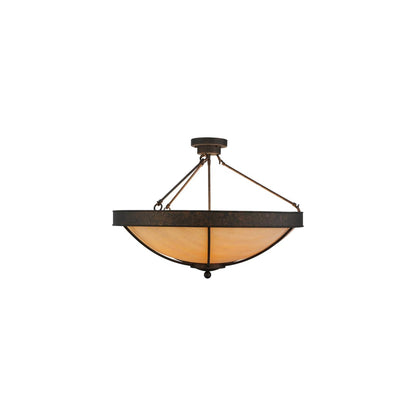 Alysiales 5 Light 32" Wide Semi-Flush Bowl Ceiling Fixture