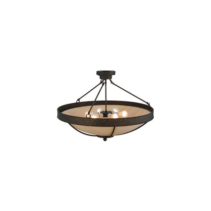Alysiales 5 Light 32" Wide Semi-Flush Bowl Ceiling Fixture