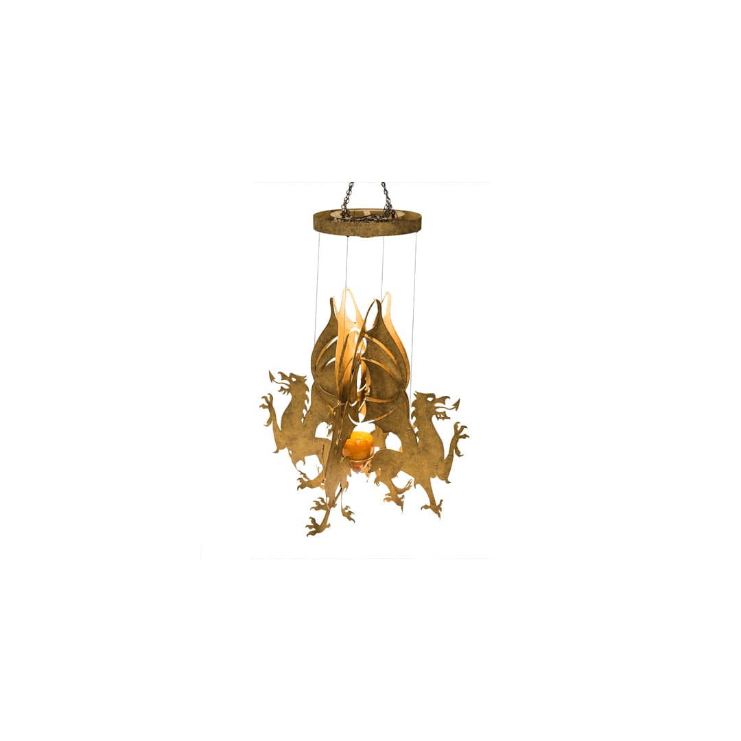 Dragos 4 Light 80" Wide Abstract Pendant