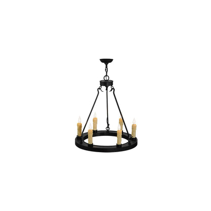 Deina 6 Light 24" Wide Taper Candle Ring Chandelier