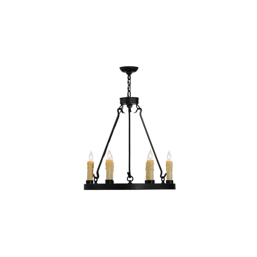 Deina 6 Light 24" Wide Taper Candle Ring Chandelier