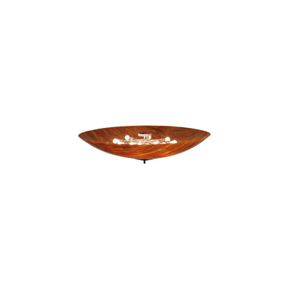 Madison 12 Light 14" Tall Semi-Flush Bowl Ceiling Fixture - Timeless Bronze Finish