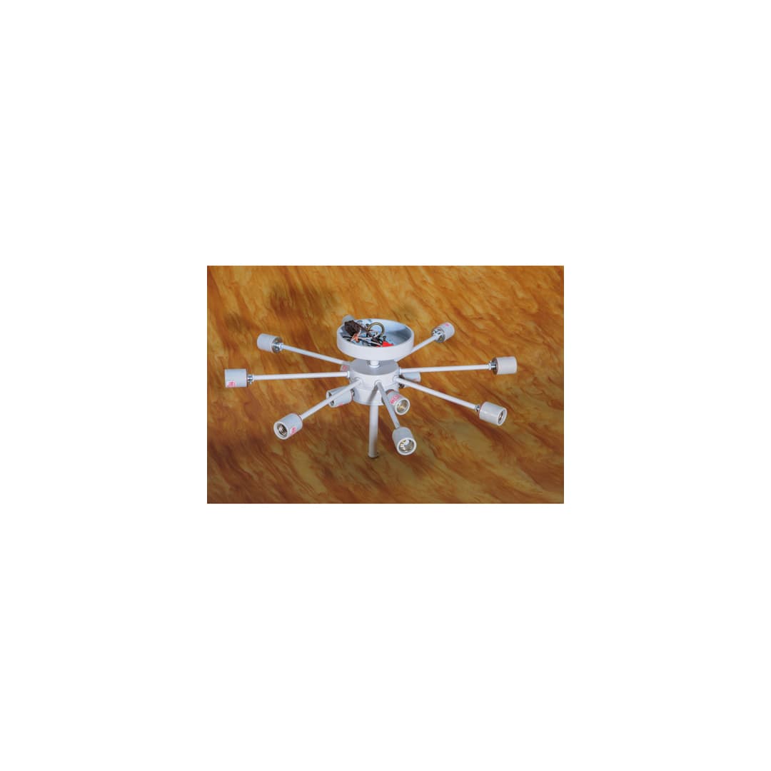 Madison 12 Light 14" Tall Semi-Flush Bowl Ceiling Fixture - Timeless Bronze Finish