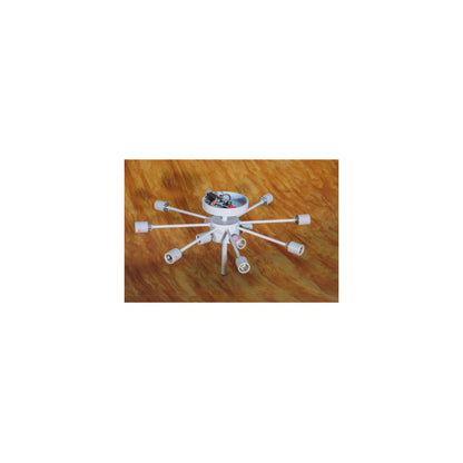 Madison 12 Light 14" Tall Semi-Flush Bowl Ceiling Fixture - Timeless Bronze Finish