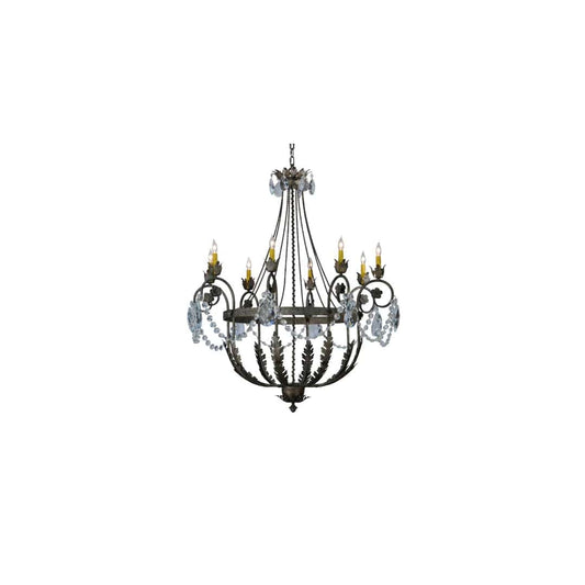 Antonia 8 Light 43" Wide Crystal Candle Style Chandelier