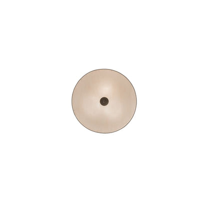 Cilindro 3 Light 36" Wide Semi-Flush Drum Ceiling Fixture with White Burlap Shade - Nickel Finish - GU24 Bulb Base