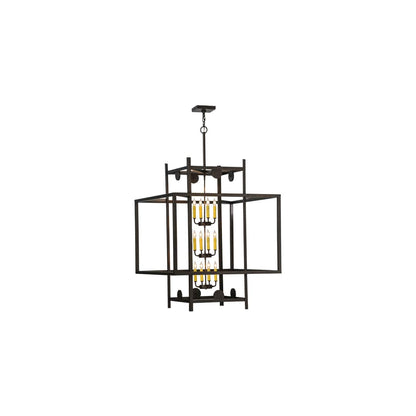 Uma 12 Light 51" Wide Taper Candle Pendant