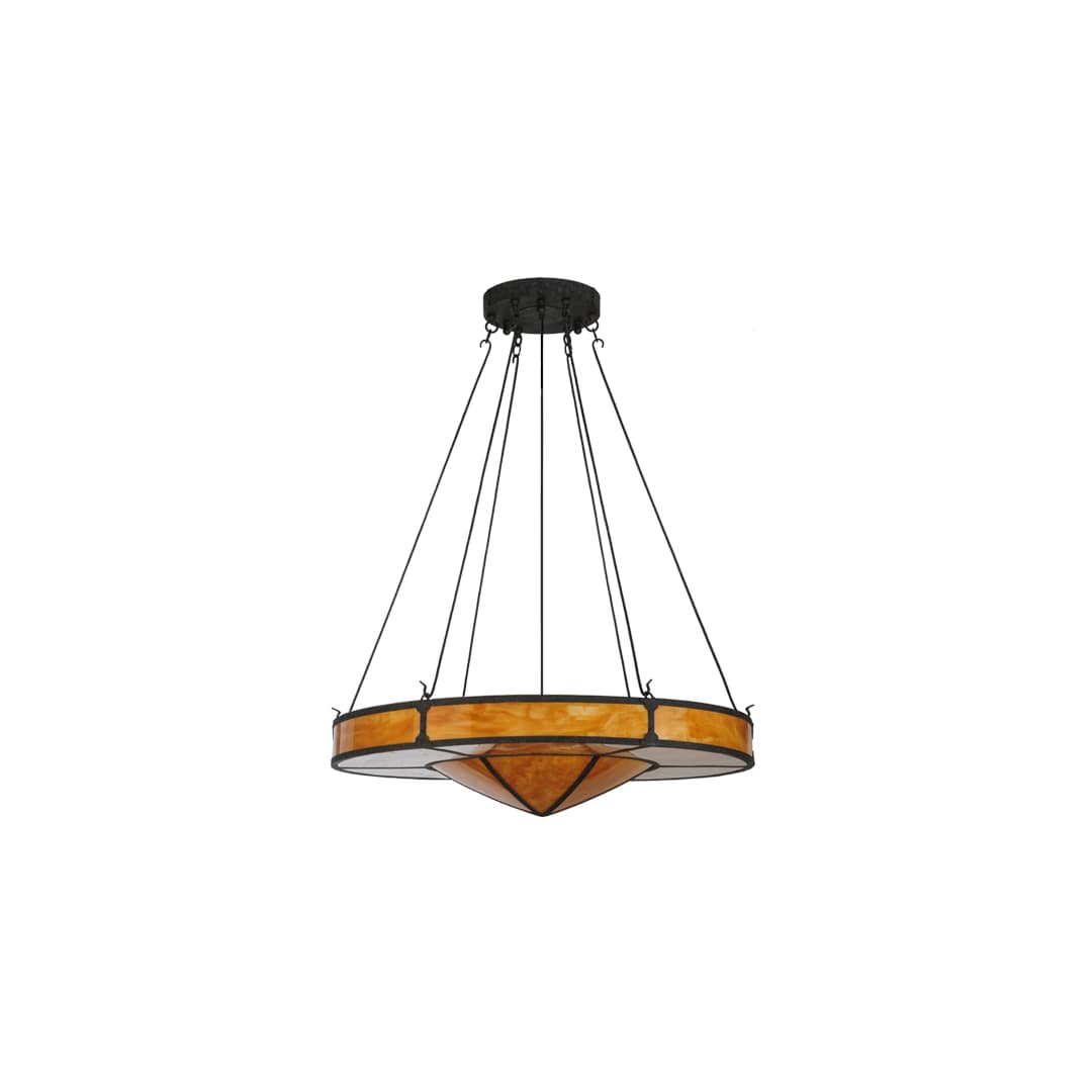 Timber 8 Light 48" Wide Drum Chandelier